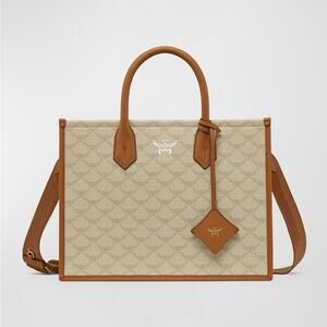 MCM Himmel Lauretos Small Tote Crossbody Bag